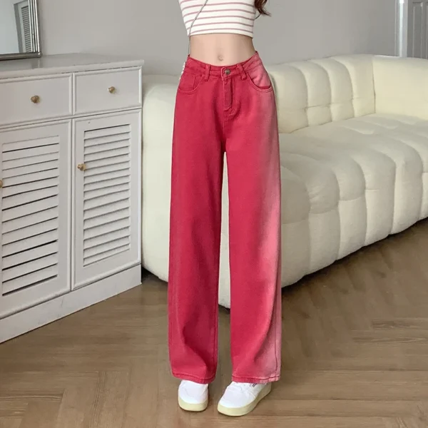 Baggy Jeans Woman Wide Pants Cowboy Pants for Women Clothing Y2k Jeans Women's Clothing High Waisted Jeans Woman Clothes 5