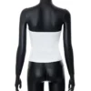 Xingqing y2k Strapless Corset Tops Summer White Off Shoulder Tanks Women Sleeveless Tube Top Sexy Skinny Fit Bustier Clothes 6