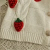 Strawberry Knitted Loose Warm Sweater 6