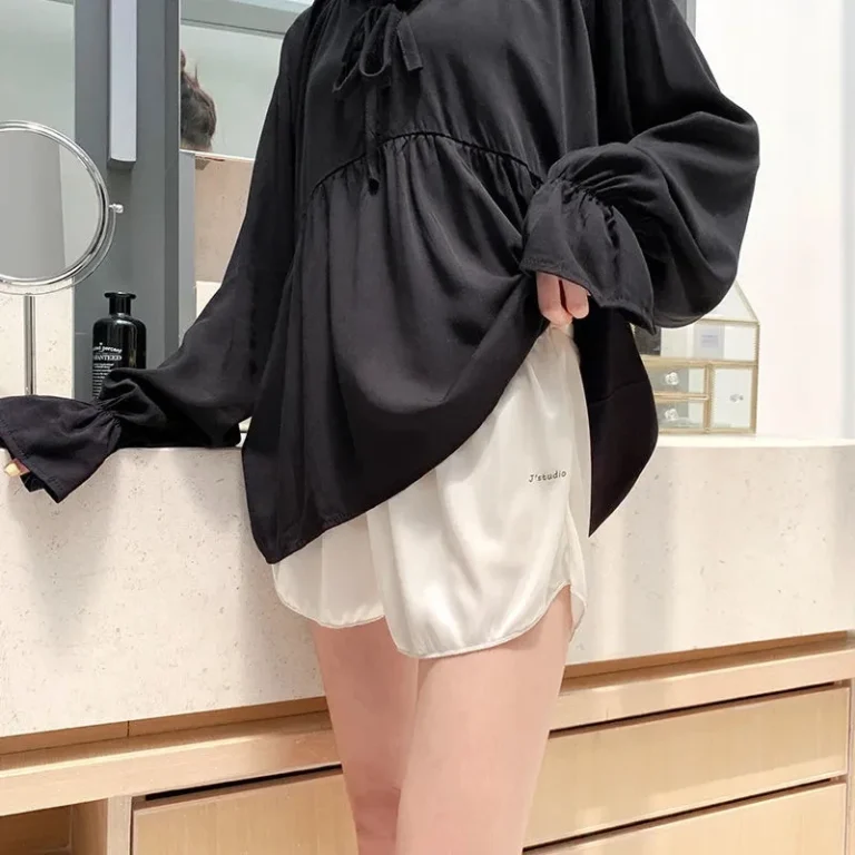 Comfortable Loose Short Pants Women Soft Ice Silk Streetwear Student Girl's shorts Female Sexy Beach Jogger Shorts Summer 2
