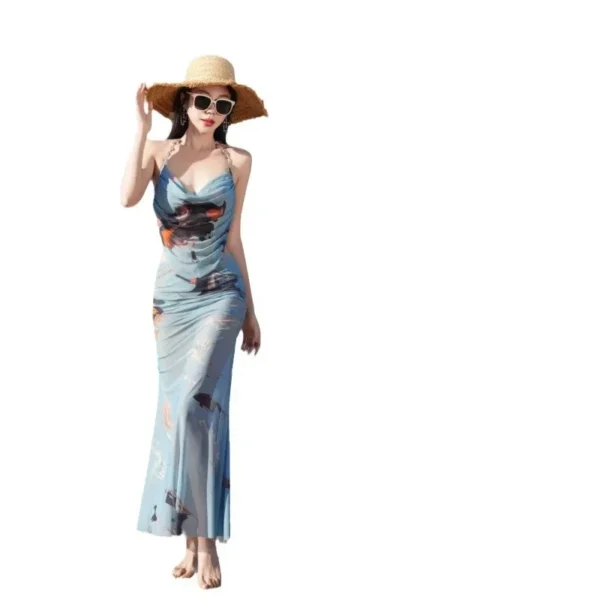 High-End Feeling Spa Swimsuit Women's Separate Bikini Set Korean Sexy Internet Celebrity Style Beach Vacation Swimwear 5