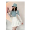Brown Skirt Ladies 2022 Summer Clothes Women's High Waist Harajuku Korean Style Black Mini Pleated Skirt For School Girl Uniform