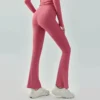 INLUMINE New Style Yoga Bell-Bottom Pants Women High-Waisted Hip-Lifting Flared Leggings Sports Street Wear Wide-Leg Trousers 2