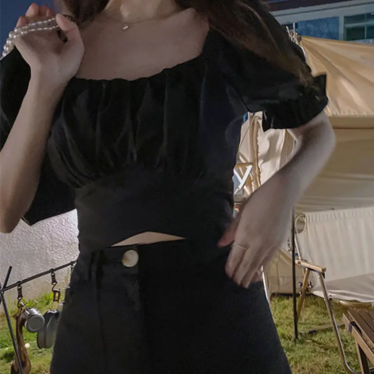 black-short sleeve