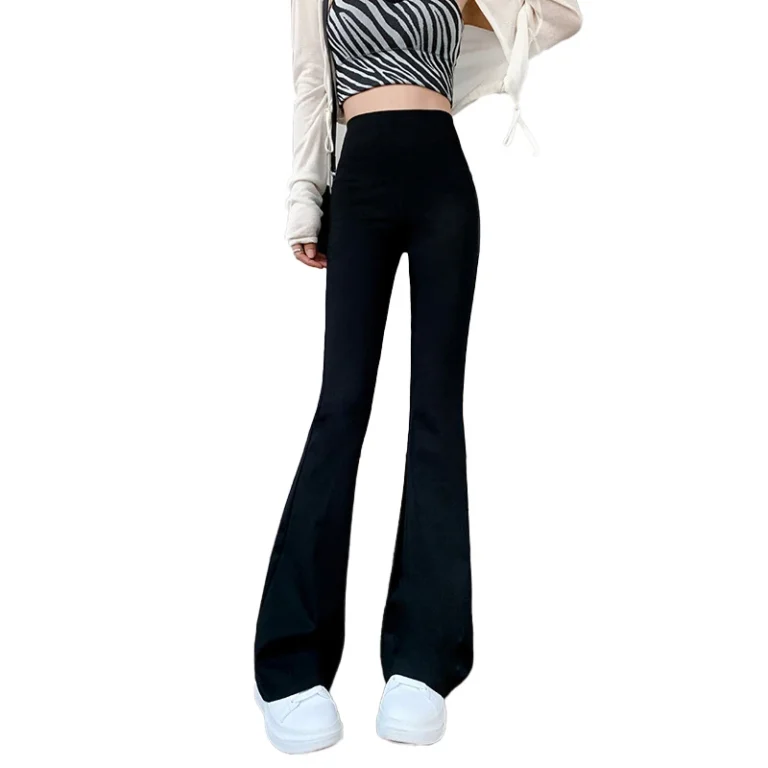 Flare Leggings Yoga Pants Women High Waist Wide Leg Pants Women Gym Sports Black Flared Pant Plus Size Dance Trousers 2023 New 5