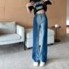 Baggy Jeans Woman Wide Pants Cowboy Pants for Women Clothing Y2k Jeans Women's Clothing High Waisted Jeans Woman Clothes 6