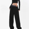 Retro High Waist Women's Jeans Harajuku Vintage Black BF Style Streetwear All-match Loose Fashion Femme Wide Leg Denim Trousers 4