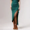 Slimming Latin Dance Skirt Costume Dancing Clothes Wear Standard Costume Tango Latina with Ruffles Women's skirt D1193 4