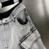 Tie-dye Baggy Denim Pants 6