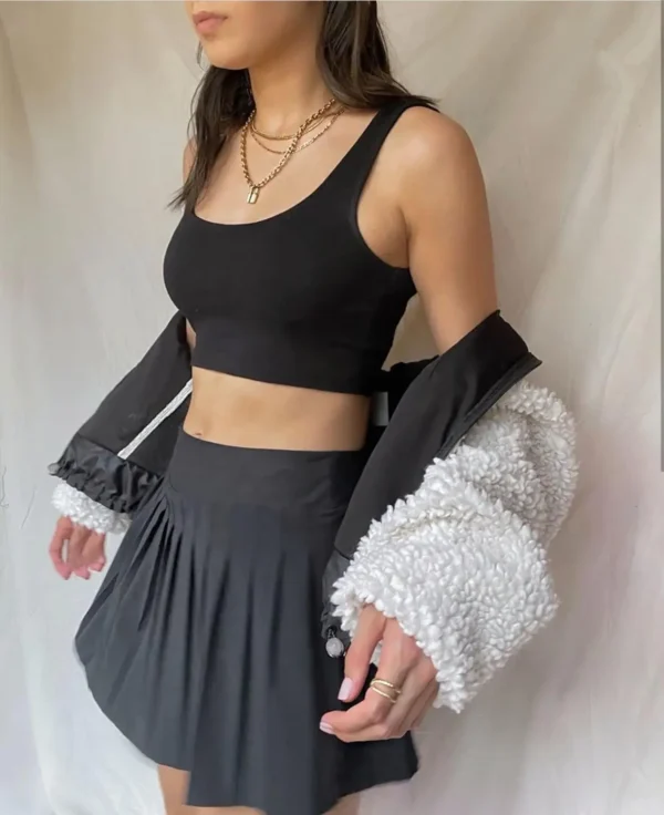 Pleated High Waist Mini Skirt Women Sexy Tennis Skirt Ladies Korean Style Summer Unif Mini skirt Y2k Egirl Hot Skirt 2020 5
