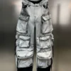 Tie-dye Baggy Denim Pants