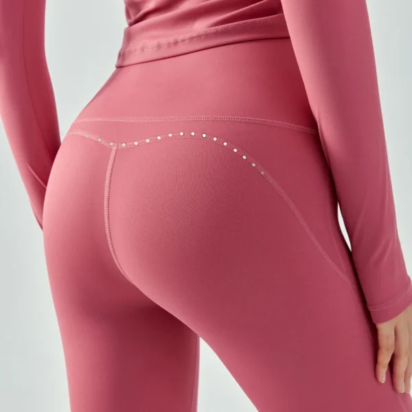 INLUMINE New Style Yoga Bell-Bottom Pants Women High-Waisted Hip-Lifting Flared Leggings Sports Street Wear Wide-Leg Trousers 6