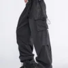 Zoki Streetwear Harajuku Cargo Pants Women Korean Fashion Oversize Bf Casual Trousers Hip Hop Pockets Female Wide Leg Pants New 5