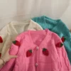 Strawberry Knitted Loose Warm Sweater 4