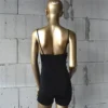 Women Dress Sexy Deep V Neck Summer Dress Hollow Out Pleated Bandage Mini Dress Casual Dress Vestidos Sexy Party Mini Dress 2021 4