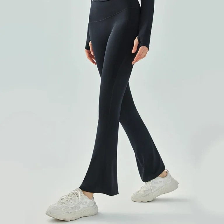 INLUMINE New Style Yoga Bell-Bottom Pants Women High-Waisted Hip-Lifting Flared Leggings Sports Street Wear Wide-Leg Trousers 3