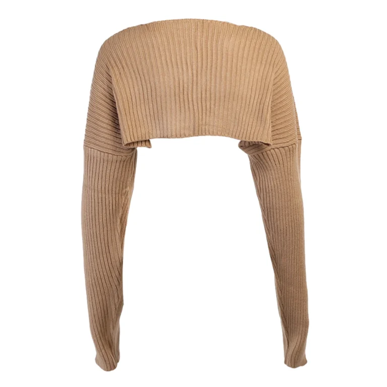 Women Knit Bolero Fall Spring Crochet Shrug Top Y2K Long Sleeve Cropped Cardigan Sweater for Downtown Girl Streetwear 3