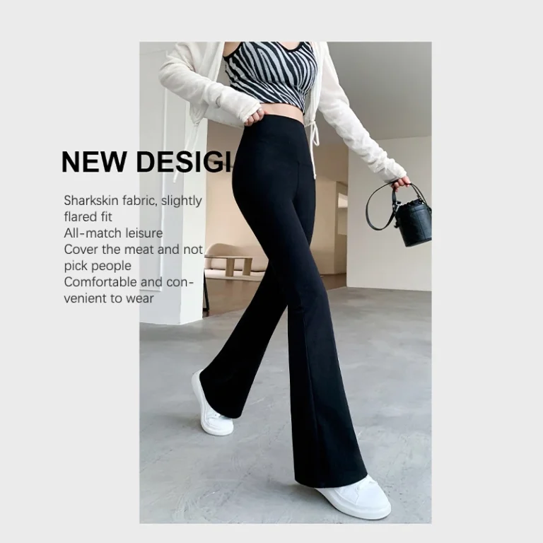Flare Leggings Yoga Pants Women High Waist Wide Leg Pants Women Gym Sports Black Flared Pant Plus Size Dance Trousers 2023 New 4