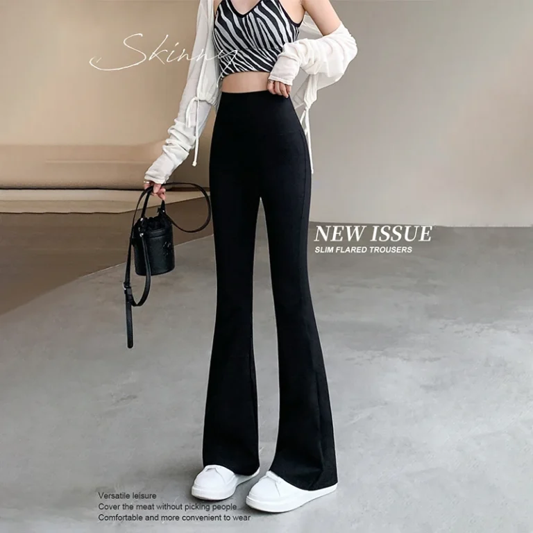 Flare Leggings Yoga Pants Women High Waist Wide Leg Pants Women Gym Sports Black Flared Pant Plus Size Dance Trousers 2023 New 3