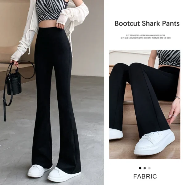 Flare Leggings Yoga Pants Women High Waist Wide Leg Pants Women Gym Sports Black Flared Pant Plus Size Dance Trousers 2023 New 2
