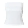 Xingqing y2k Strapless Corset Tops Summer White Off Shoulder Tanks Women Sleeveless Tube Top Sexy Skinny Fit Bustier Clothes 3