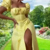 women clothing 2025 new small fresh floral slim fit slit European and American camisole dress 6