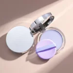 Lavender Pressed Powder Matte Powder Lasting Oil Control Full Coverage Face Compact Setting Powder Makeup Foundation Cosmetics 2