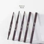 Natural Brown Waterproof Eyebrow Pencil Ultra-fine Triangle Precise Brows Cream With Brush Lasting No Blooming Rotatable Makeup 6