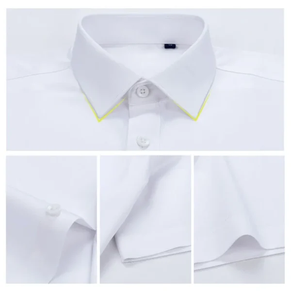Premium Men's Ultra-Stretch Shirt - High-Quality Silky Business Formal Long-Sleeve Shirt 5