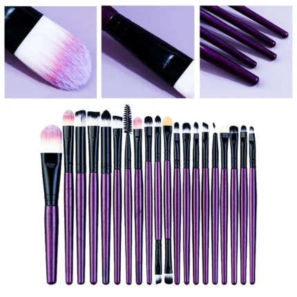 20Pcs Makeup Brush Set Eyeliner Brush Blending Brush Makeup Brushes for Cheeks Eye Cosmetic Foundation Brush Make Up Brushes Set 2