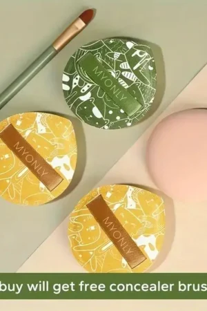3 Pcs/Box Soft Air Cushion Puff Concealer Brush Round Makeup Blender Sponges Elastic Marshmallow Cosmetic Foundation Powder Set 2