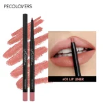 Waterproof Matte Lipliner Pencil Red Contour Tint Lipstick Long Lasting Non-stick Cup Moisturising Lips Makeup 12 Colors 3