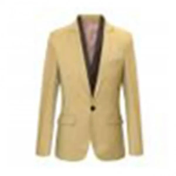 Men Formal Business Suit Coat One Button Black Blue Red Men 5