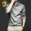 S-5XL Men's Shirt Long Sleeve Non iron Wrinkle Resistant Business Dress 3