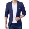 Men Formal Business Suit Coat One Button Black Blue Red Men