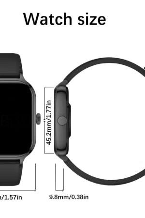 Smart watch, wireless calling/dial, multi-Sport mode, information reminder, Various APP Reminders,for iPhone/Andriod 2