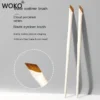 Upgrade Blade Eyeliner Brush Ultra Thin Fine Angle Flat Eyebrow Brush Under The Eye Makeup Brushes Precise Detail Brush white 3