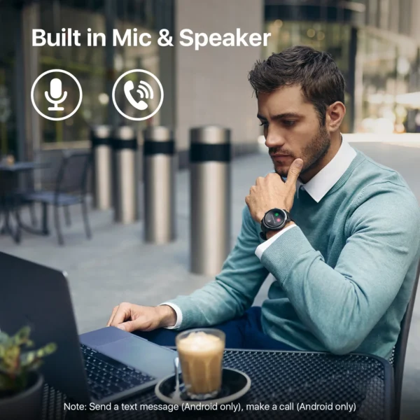 Ticwatch E3 Wear OS Smartwatch Snapdragon 4100 8GB ROM IP68 Waterproof Google Pay iOS and Android Compatible 3