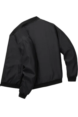 2025 Spring and Autumn New Baseball Collar Short Loose Solid Color Jacket TheFashionFever 2