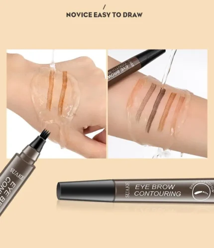 4 Point Eyebrow Pencil Maquillajes Para Mujer Waterproof Liquid Eyebrow Pen Makeup Long Lasting Cosmetic Microblade Brow Pencil 2