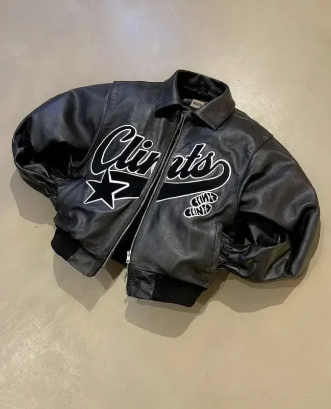 Jackets Y2K Coats Mens Hip Hop Leather Retro Embroidery Jacket Motorcycle Wear Leather Zipper Jacket
