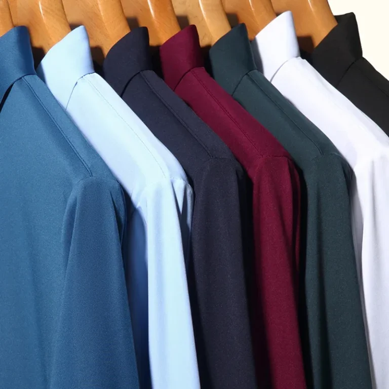Premium Men's Ultra-Stretch Shirt - High-Quality Silky Business Formal Long-Sleeve Shirt 2