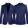 Men Formal Business Suit Coat One Button Black Blue Red Men 6