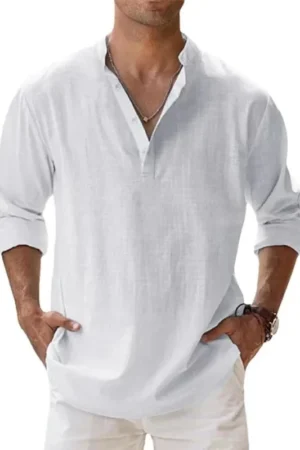 Streetwear Men Lightweight Shirts Breathable Collar Tshirts TheFashionFever 2