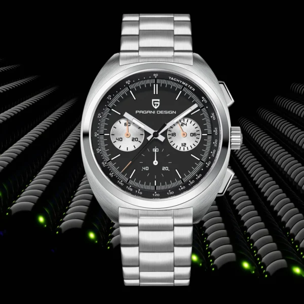 PAGANI DESIGN 2024 NEW Turtle Back Chronograph 1782 Watch for Man Luxury Men's Quartz Watch