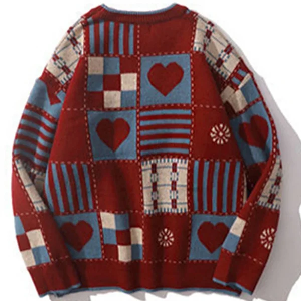 Y2k Vintage Sweater Men Hip Hop Streetwear 2025 5