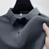 Summer New Men's Short Sleeve T-shirt Cool and Breathable Polo Shirt