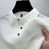 Summer New Men's Short Sleeve T-shirt Cool and Breathable Polo Shirt 2