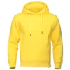Solid Color Men Hoodies Fleece Warm 4