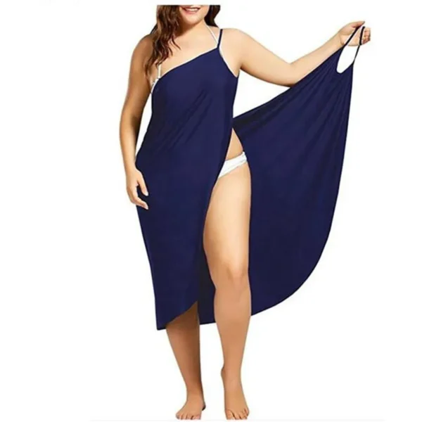 Femme Dress For Women Sling Beach Dresses Sarong Cover Up Warp Pareo Backless Cross Swimwear